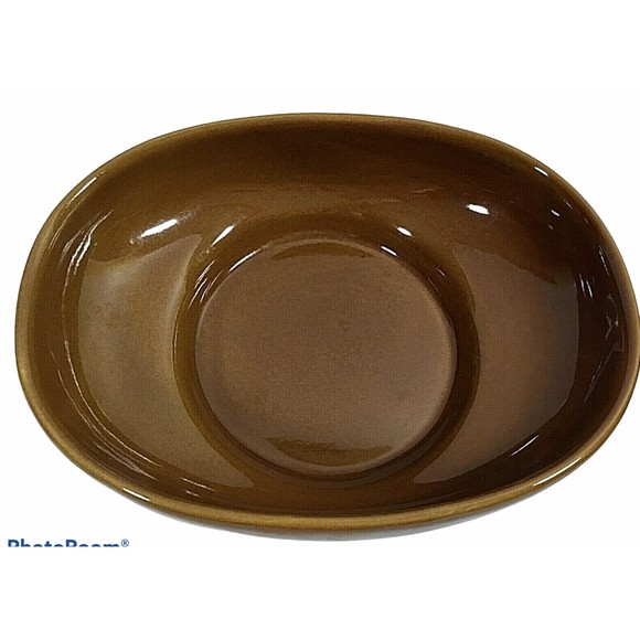 Pfaltzgraff Caramel Swirl Oval 10" x 7.5" Vegetable Bowl 2007-2009 EUC - Picture 2 of 5